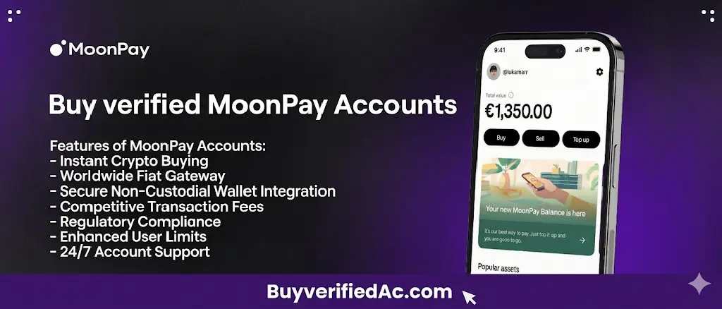 Buy Verified MoonPay Accounts